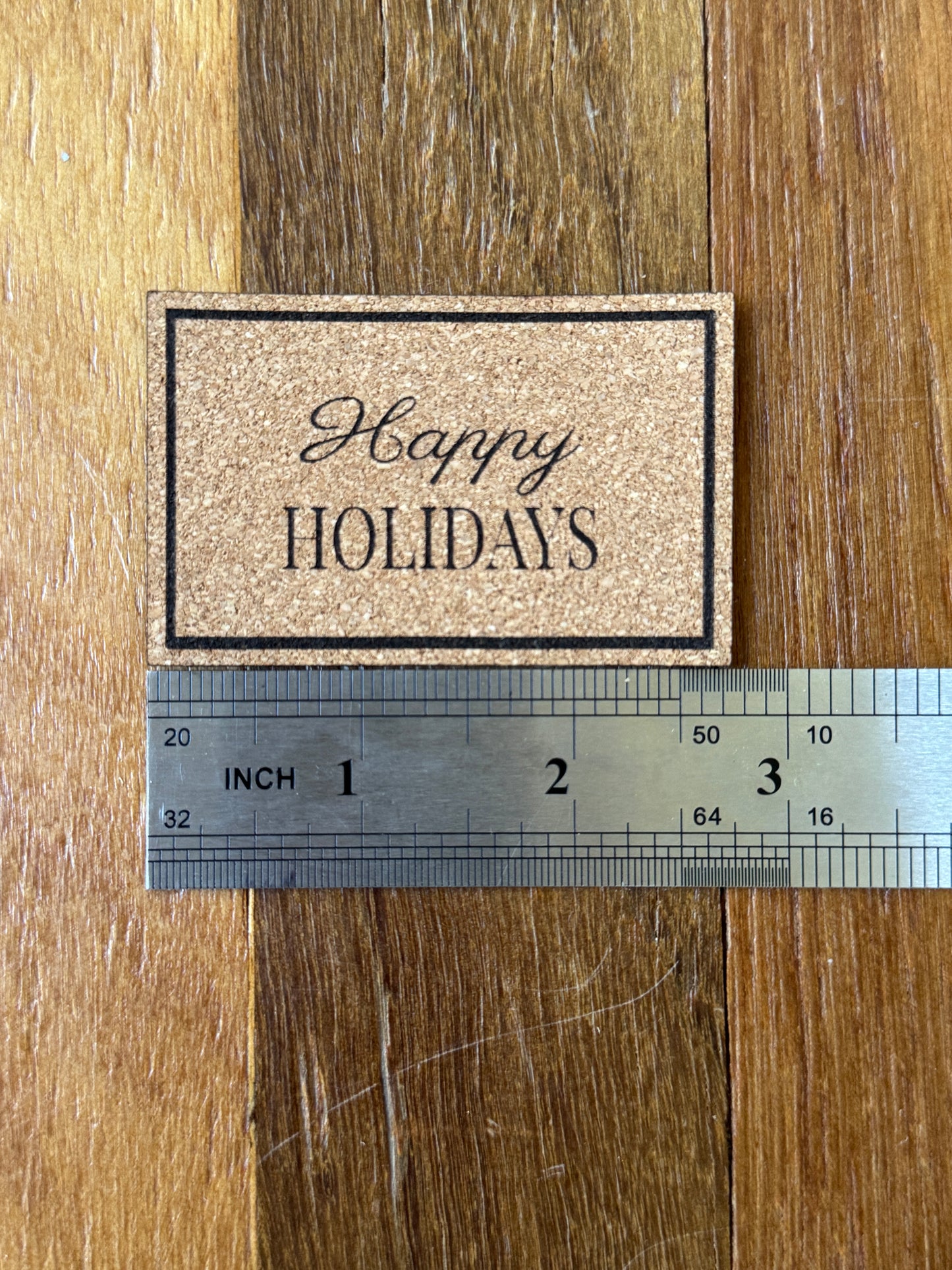 Miniature "Happy Holidays" Front Door Mat